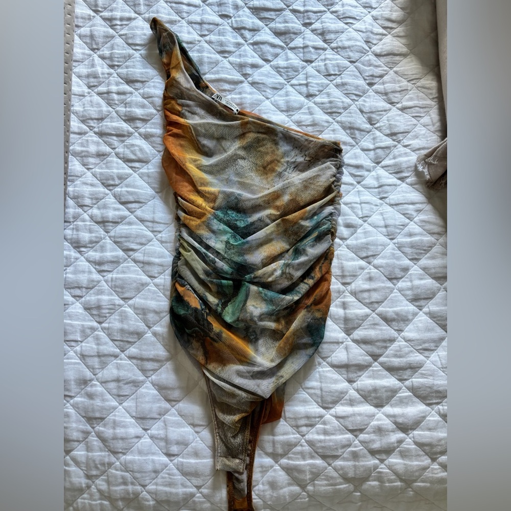 Zara One Shoulder Bodysuit